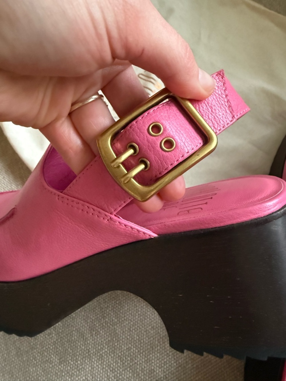 NWOT Charlotte Stone Carlos Fandango Heels 7 - Picture 6 of 16